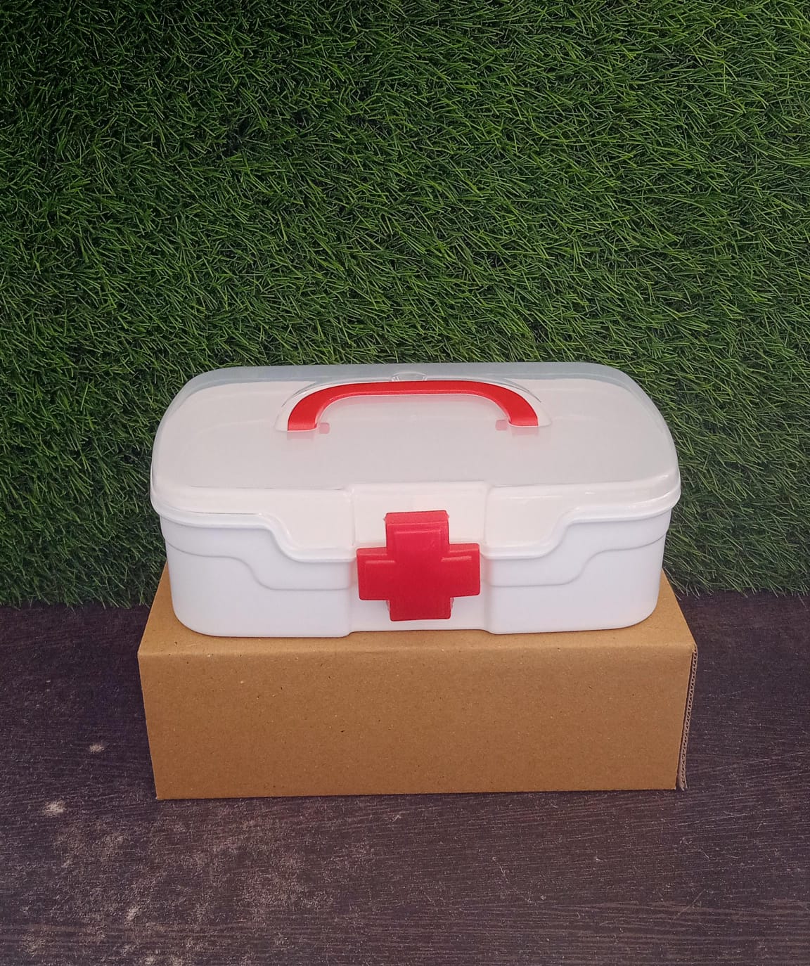 Medical Box, 1 Piece, Indoor Outdoor Medical Utility, Medicine Storage Box, Detachable Tray Medical Box Multi Purpose Regular Medicine, First Aid Box with Handle & Transparent Lid Medical Box, 1 Piece, Indoor Outdoor Medical Utility, Medicine Storage Box, Detachable Tray Medical Box Multi Purpose Regular Medicine, First Aid Box with Handle & Transparent Lid